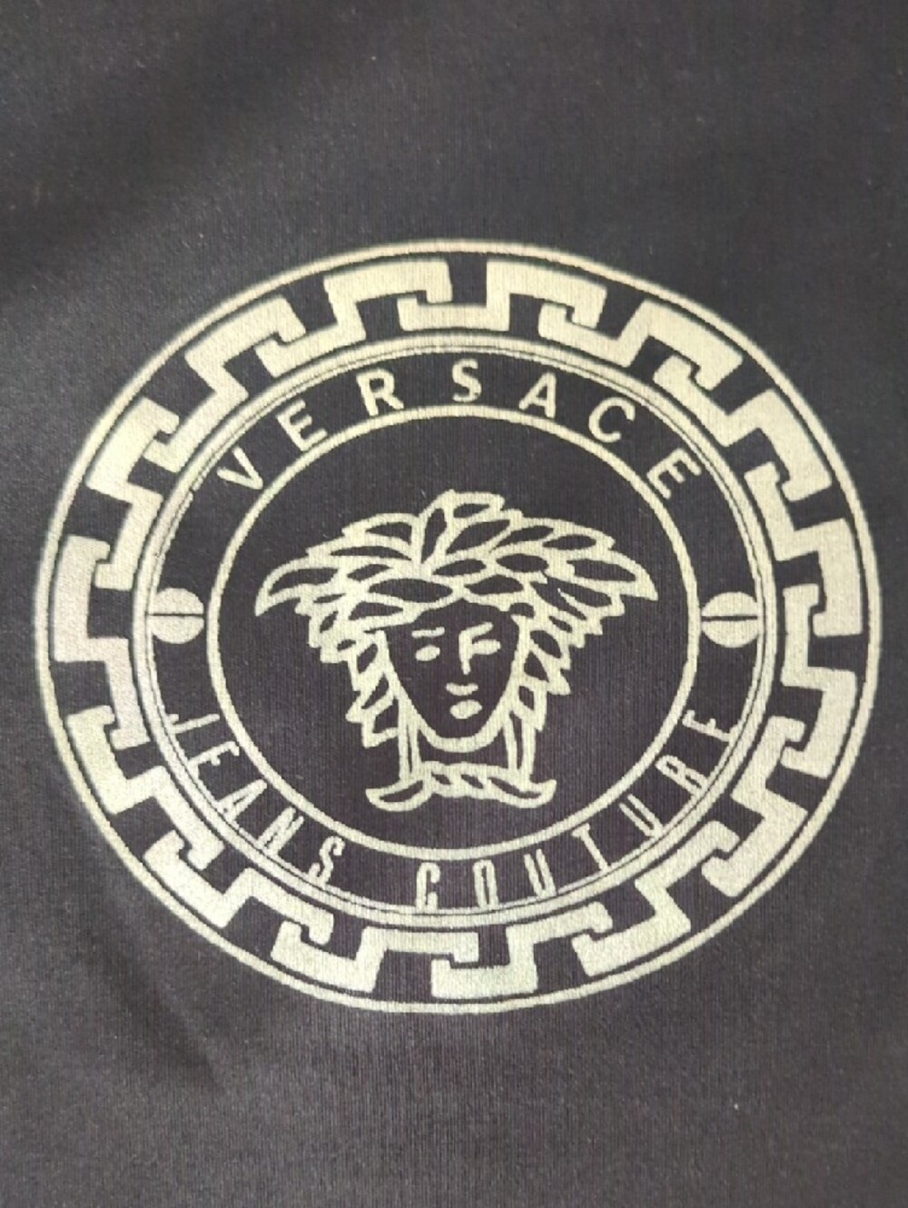 Versace Black Tee with Medusa Emblem - Picture 7 of 7